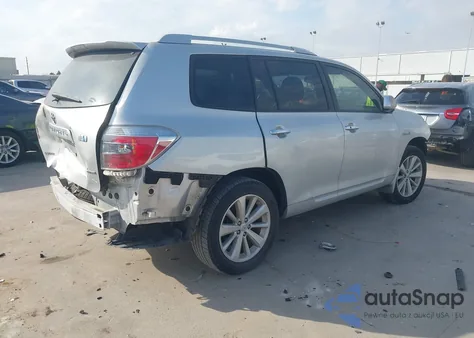 2010 Toyota Highlander Hybrid Limited V6 z USA, uszkodzony, nr VIN JTEJW3EH2A2043081